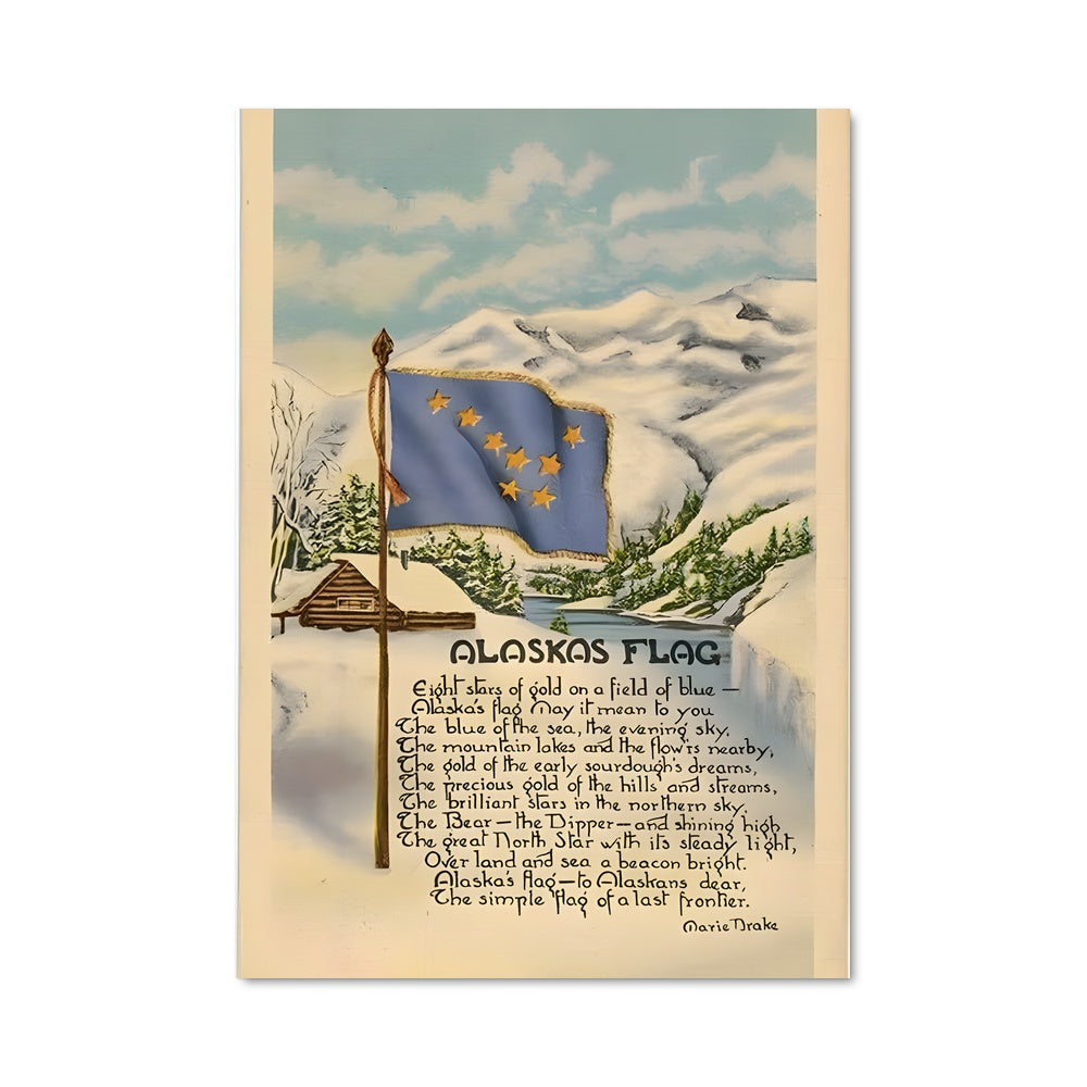 Alaska Spring Poem Alaska Poem Poster – Aesthetic Posters