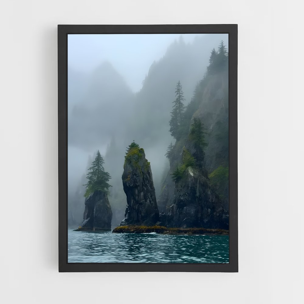 ap-alaska fjords-6 cadre Noir