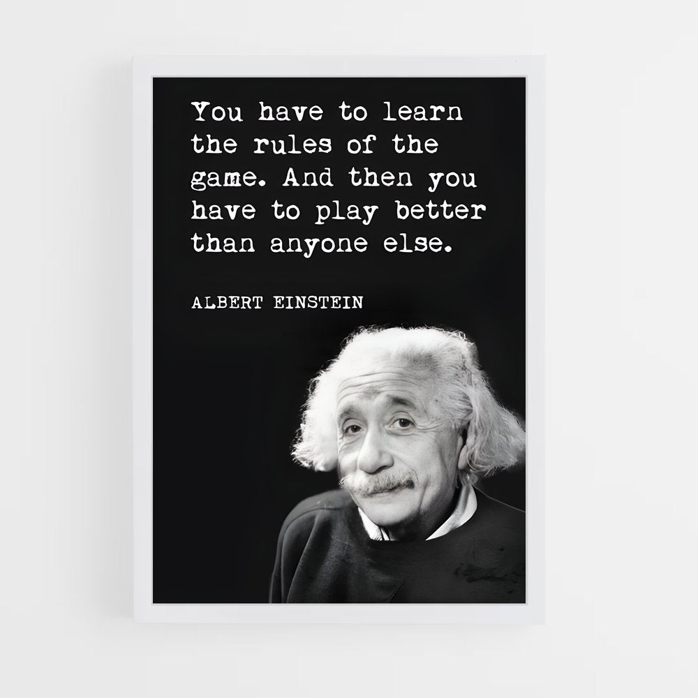 ap-albert einstein-2 cadre Blanc