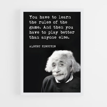 ap-albert einstein-2 cadre Blanc
