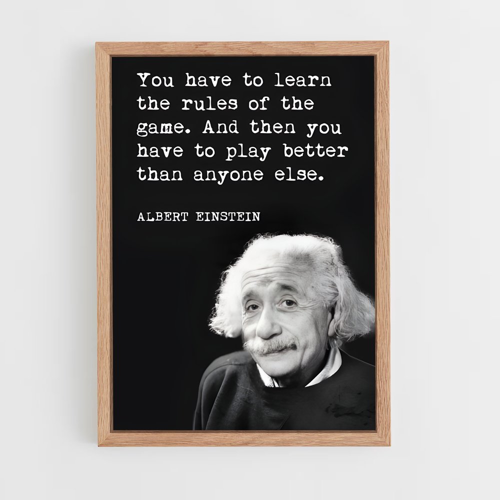 ap-albert einstein-2 cadre Bois clair