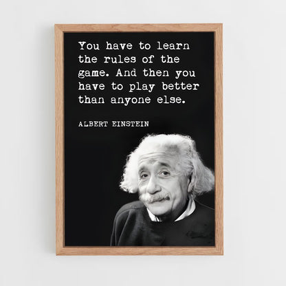 ap-albert einstein-2 cadre Bois clair