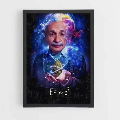 ap-albert einstein-4 cadre Noir