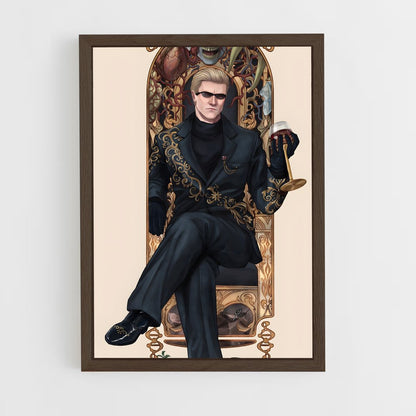 ap-albert wesker-1 cadre Bois foncé