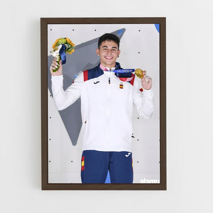 ap-alberto gines lopez-4 cadre Bois foncé