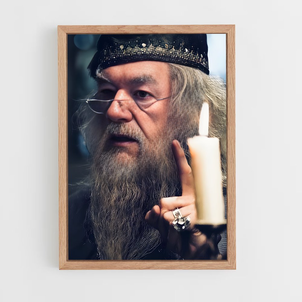 ap-albus dumbledore-1 cadre Bois clair