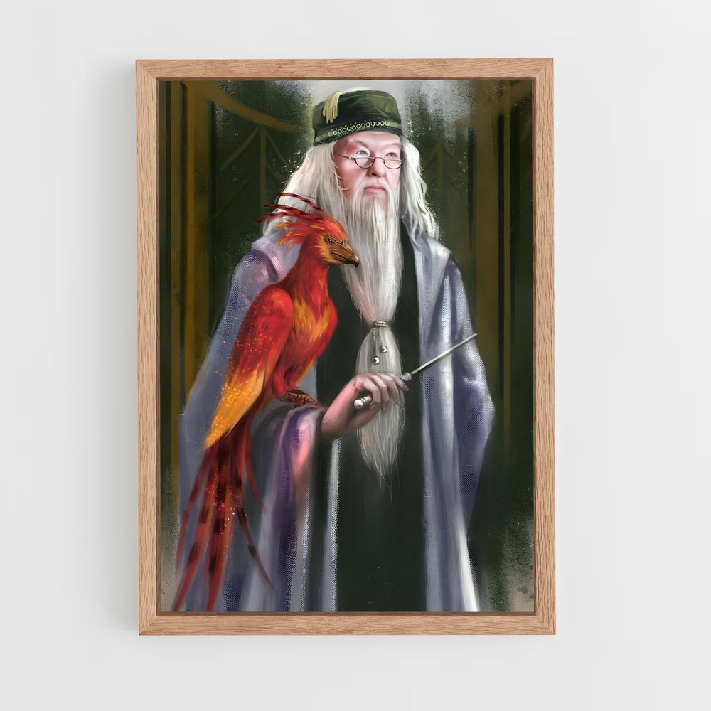 ap-albus dumbledore-2 cadre Bois clair
