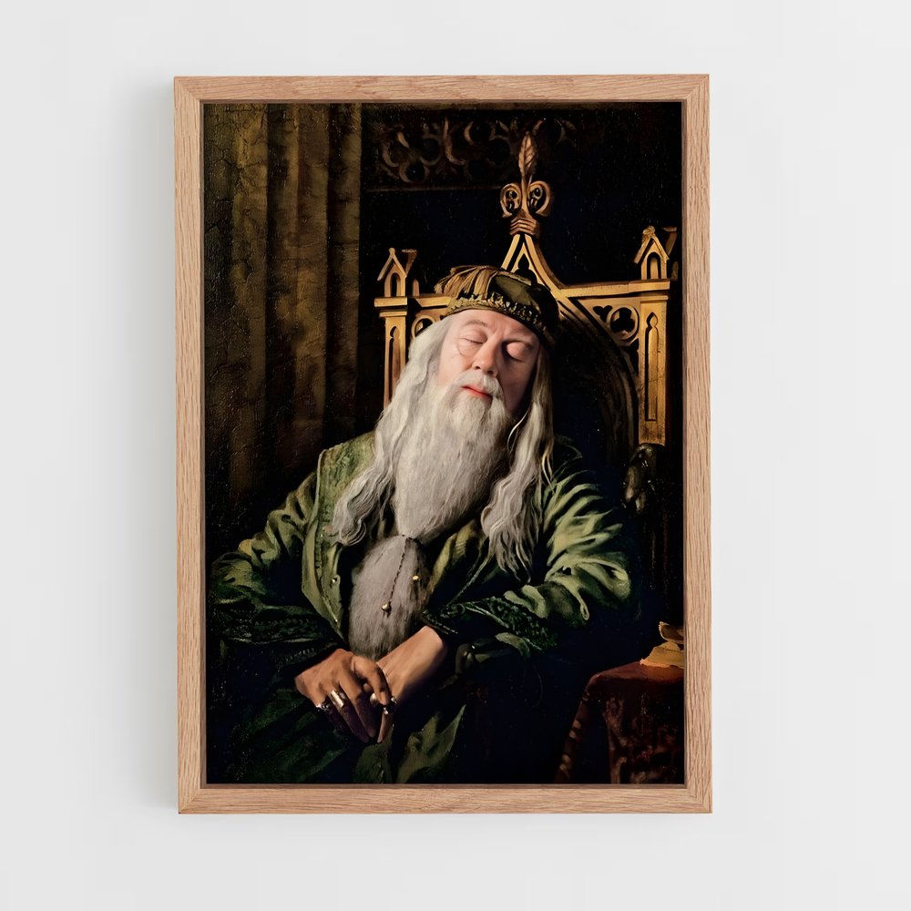 ap-albus dumbledore-3 cadre Bois clair