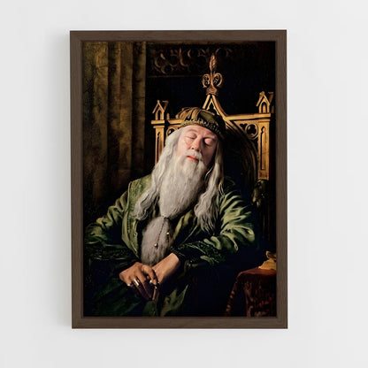 ap-albus dumbledore-3 cadre Bois foncé