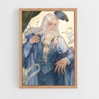 ap-albus dumbledore-5 cadre Bois clair