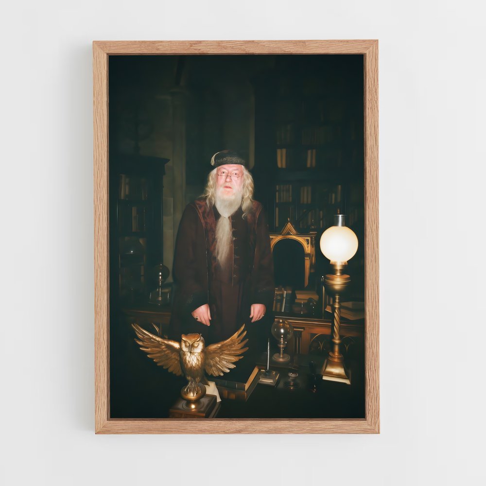 ap-albus dumbledore-7 cadre Bois clair