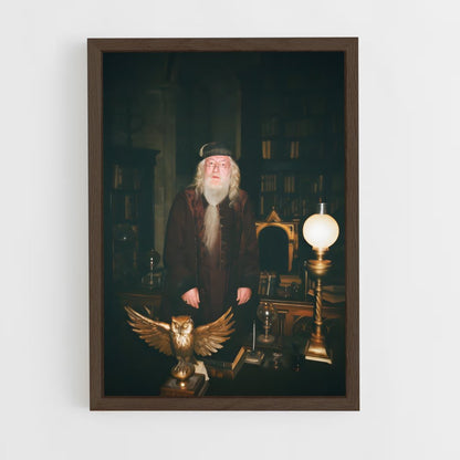 ap-albus dumbledore-7 cadre Bois foncé