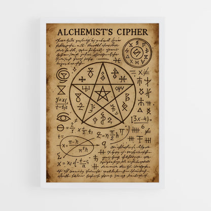 ap-alchemy symbols-2 cadre Blanc