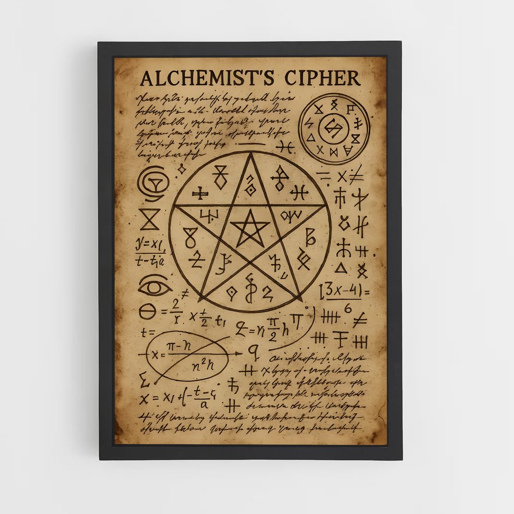 ap-alchemy symbols-2 cadre Noir