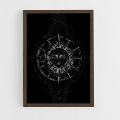 ap-alchemy symbols-3 cadre Bois foncé