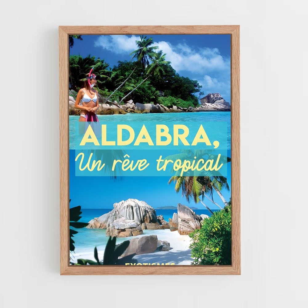 ap-aldabra atoll-2 cadre Bois clair