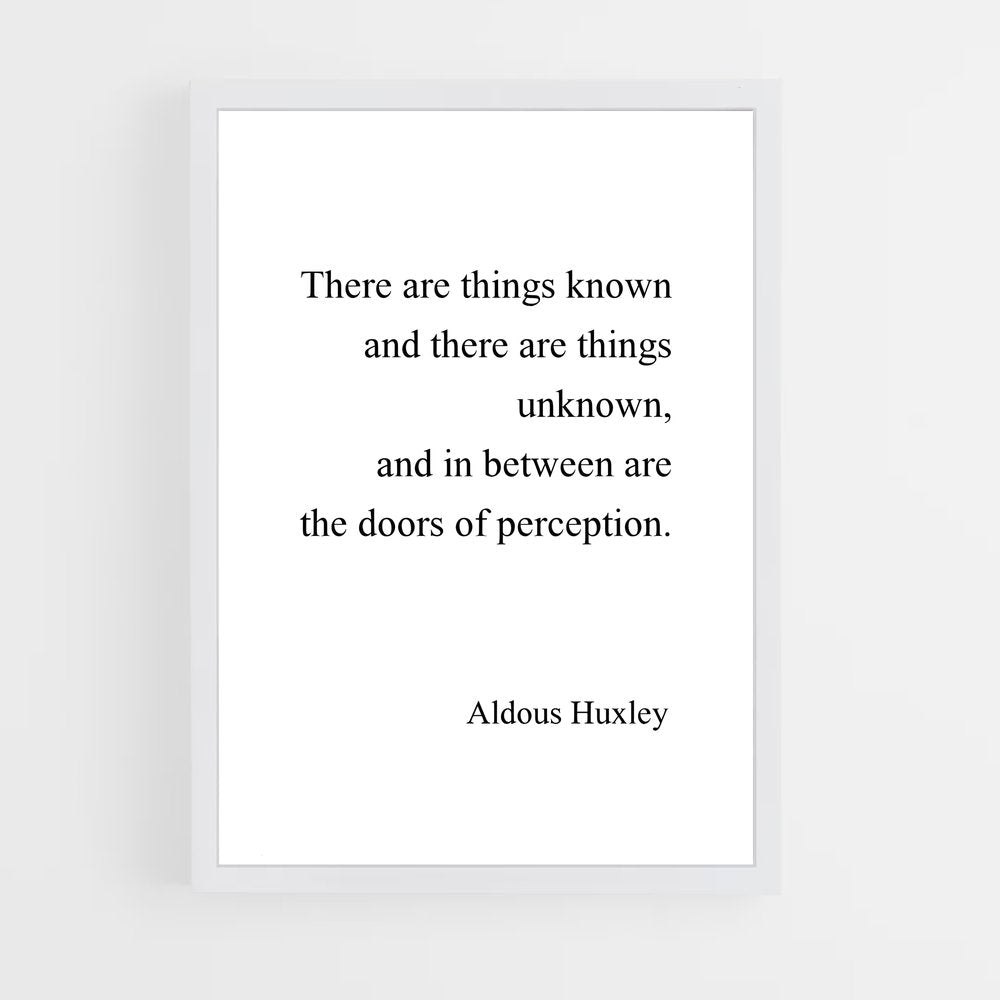 ap-aldous huxley-1 cadre Blanc