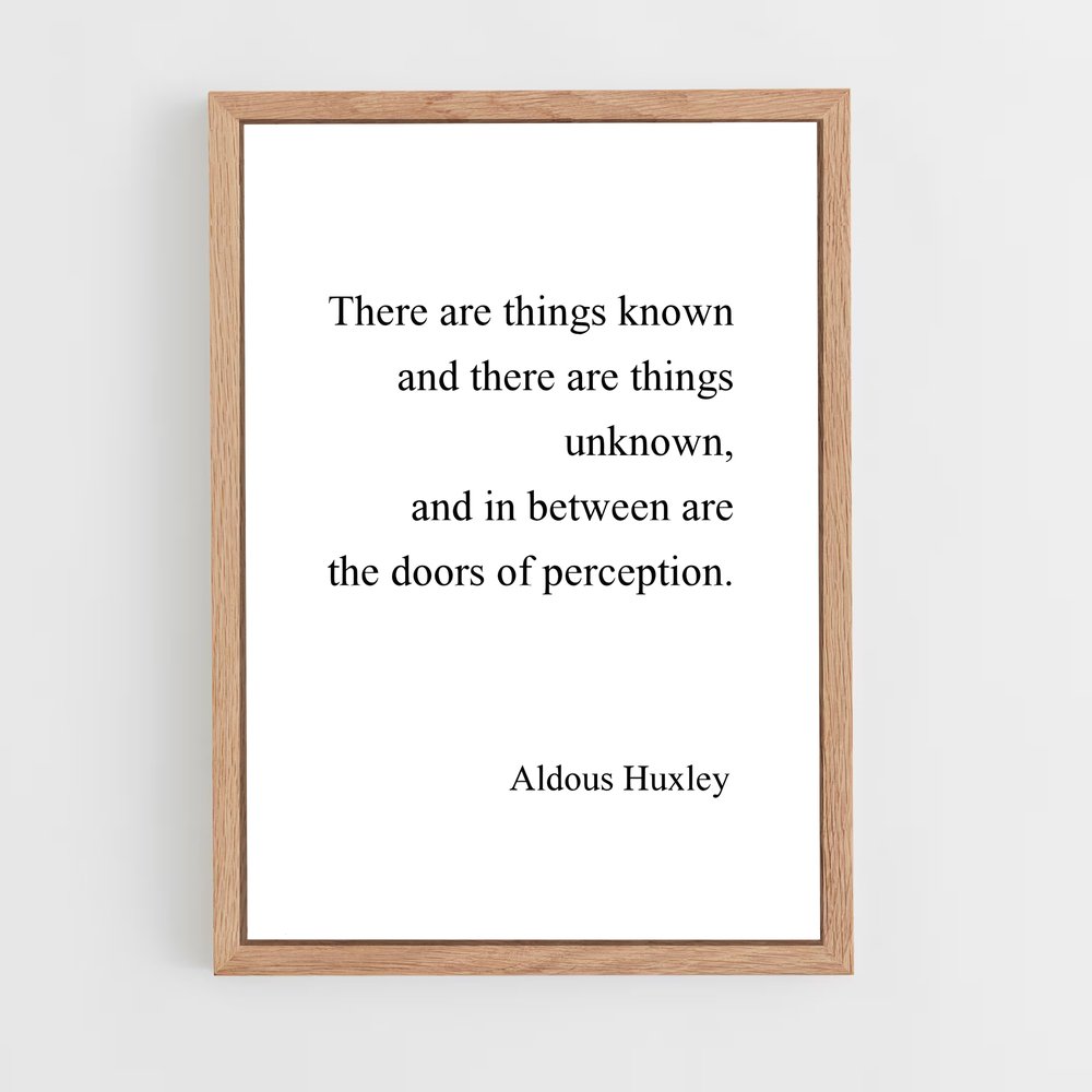 ap-aldous huxley-1 cadre Bois clair