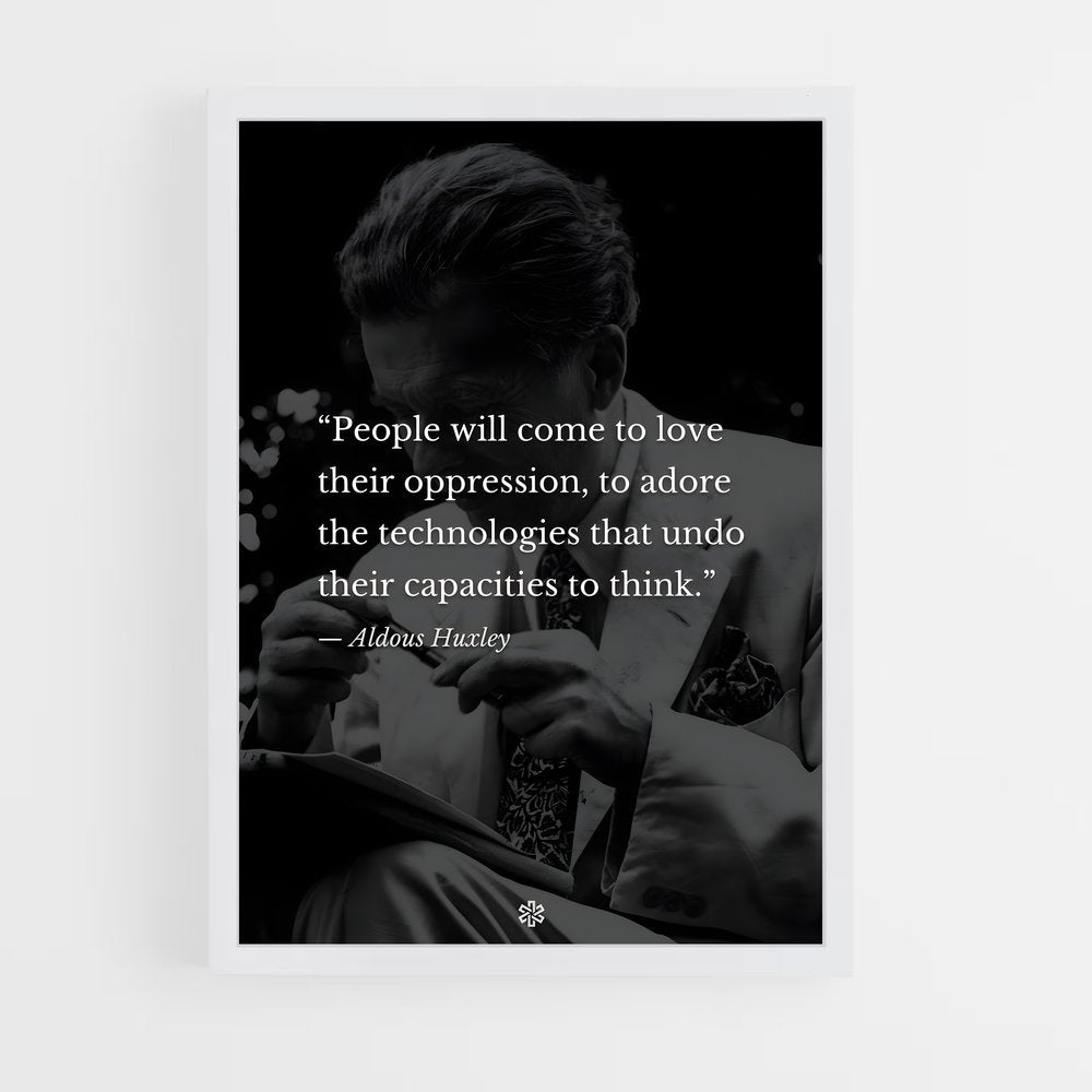 ap-aldous huxley-3 cadre Blanc