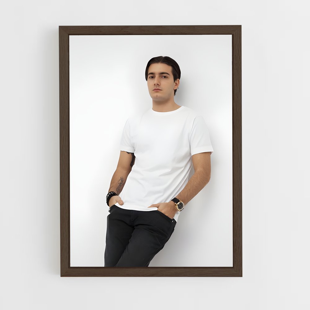 ap-alesso-6 cadre Bois foncé