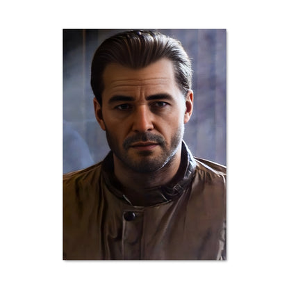 Poster L'Homme au Vêtement Brun