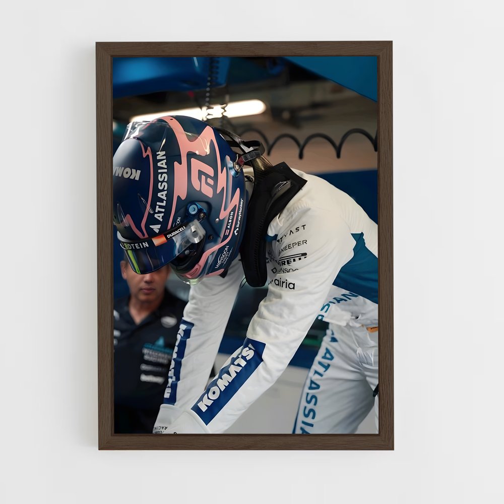 ap-alex albon-4 cadre Bois foncé
