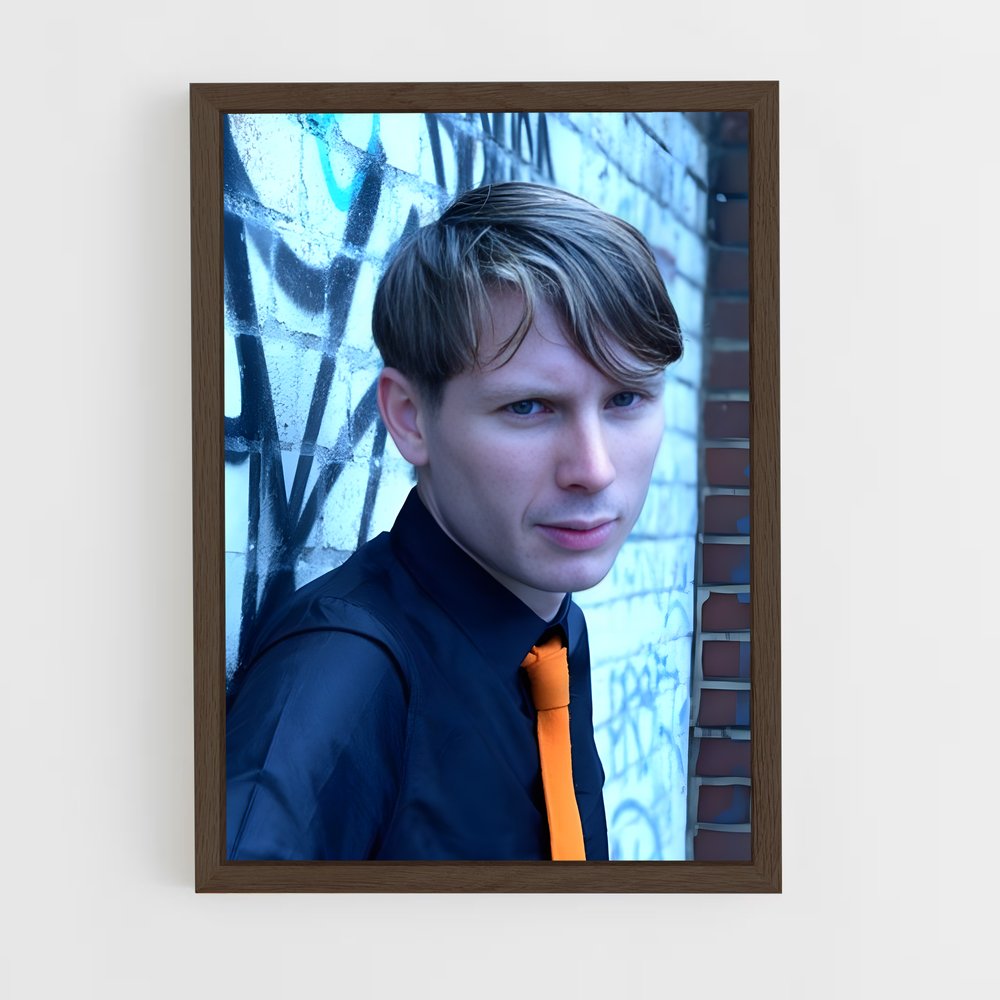 ap-alex kapranos-4 cadre Bois foncé