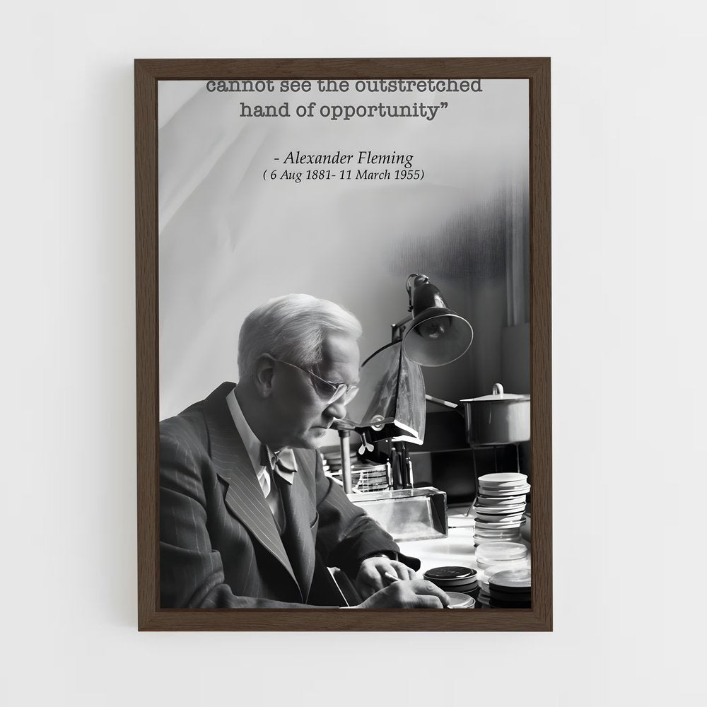 ap-alexander fleming-1 cadre Bois foncé