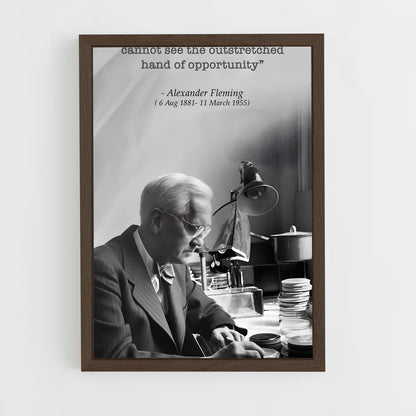 ap-alexander fleming-1 cadre Bois foncé