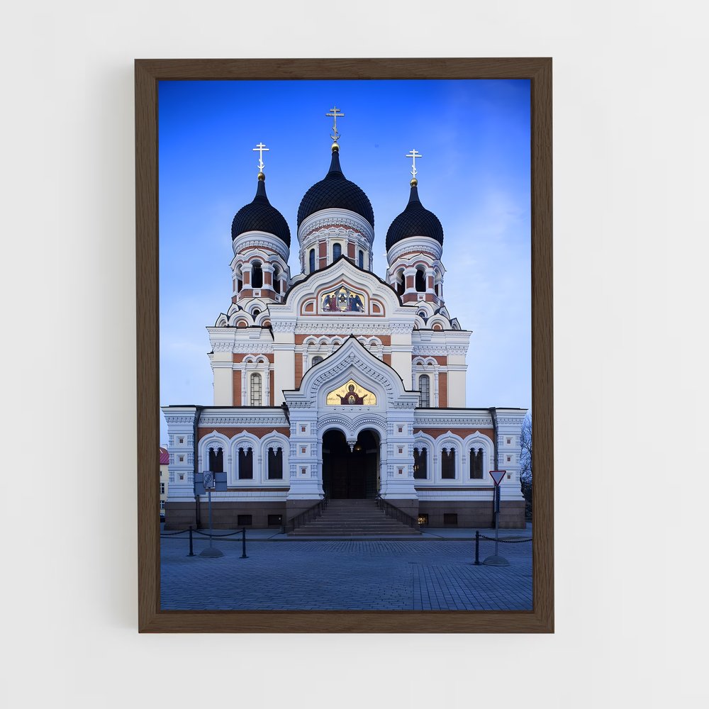 ap-alexander nevsky cathedral tallinn-2 cadre Bois foncé