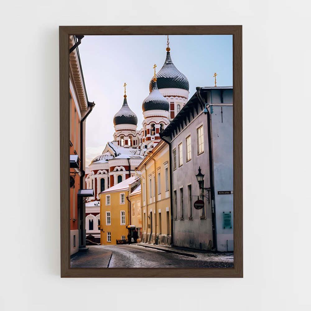 ap-alexander nevsky cathedral tallinn-4 cadre Bois foncé