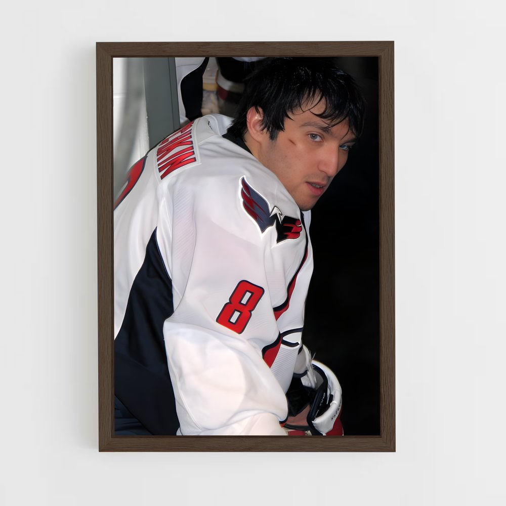 ap-alexander ovechkin-3 cadre Bois foncé