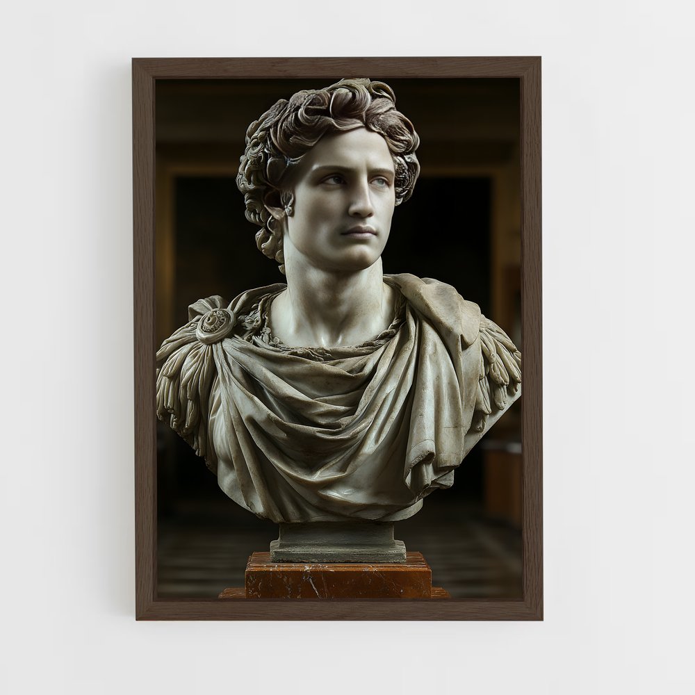 ap-alexander the great-1 cadre Bois foncé