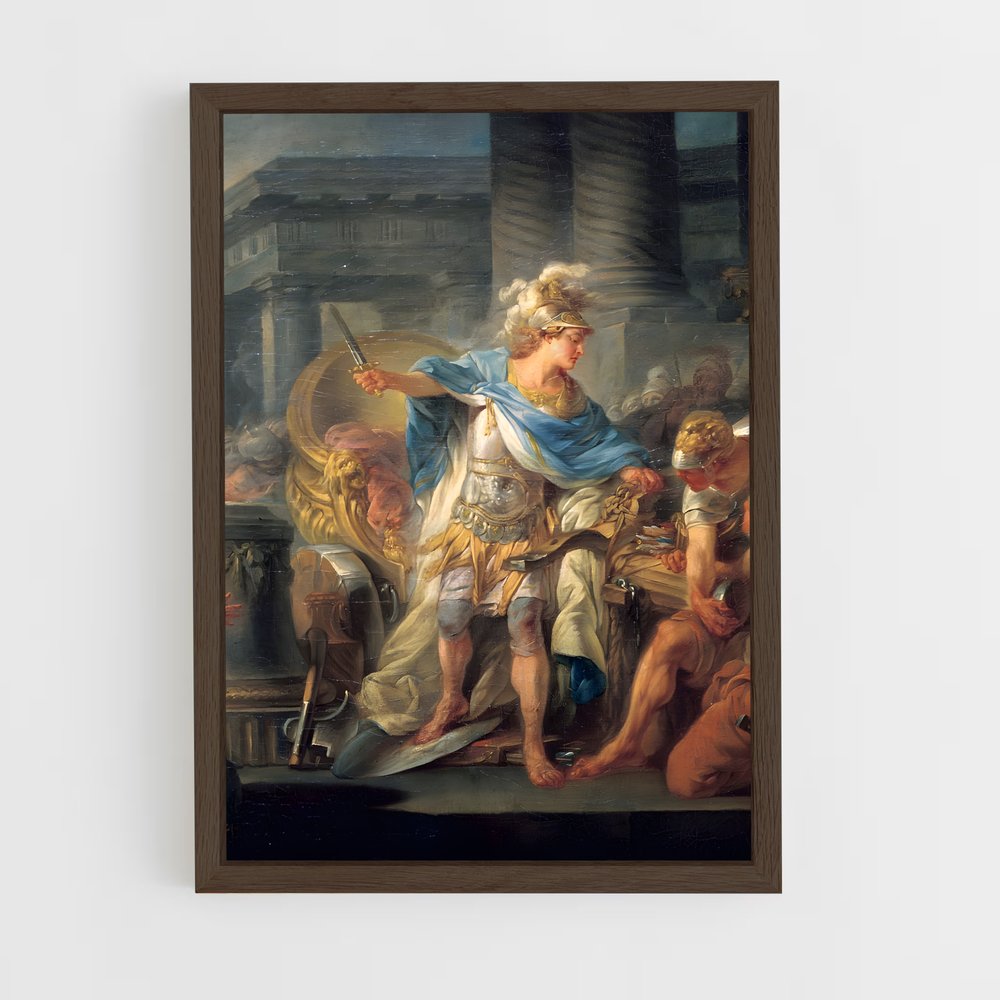 ap-alexander the great-2 cadre Bois foncé