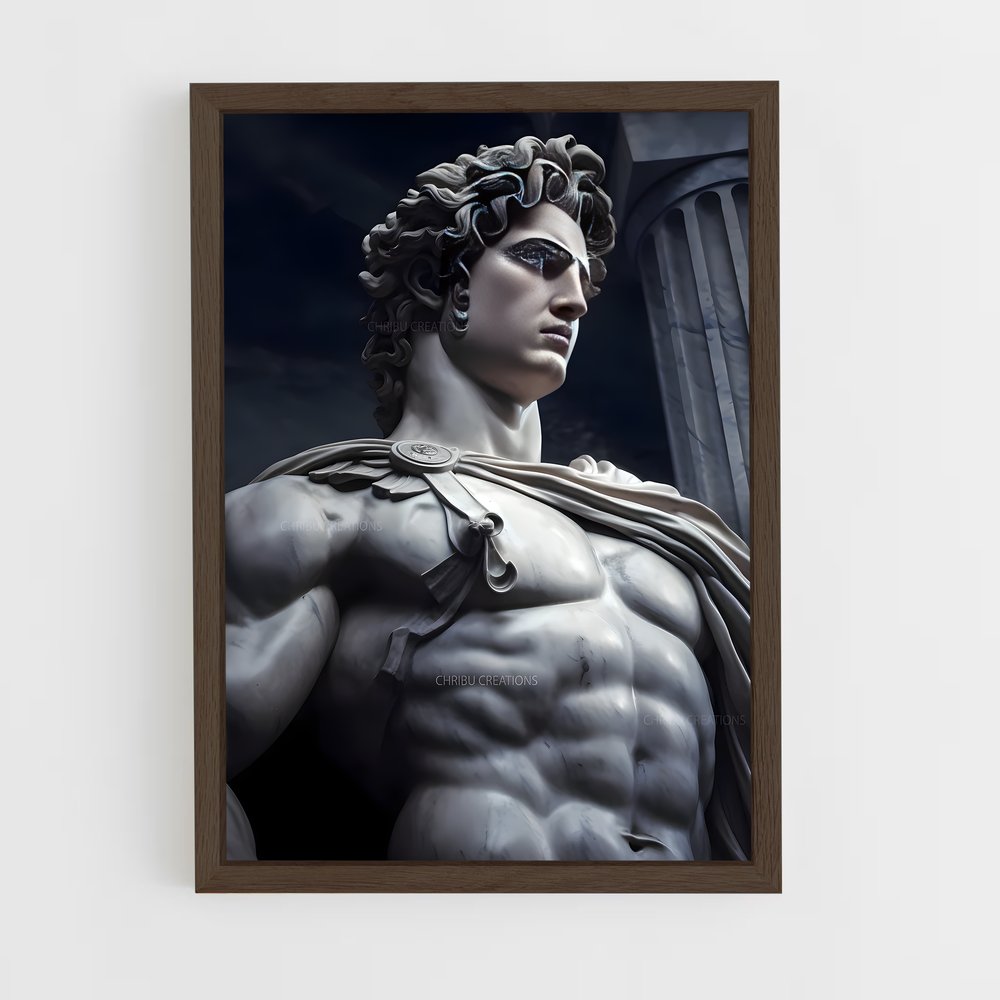 ap-alexander the great-3 cadre Bois foncé
