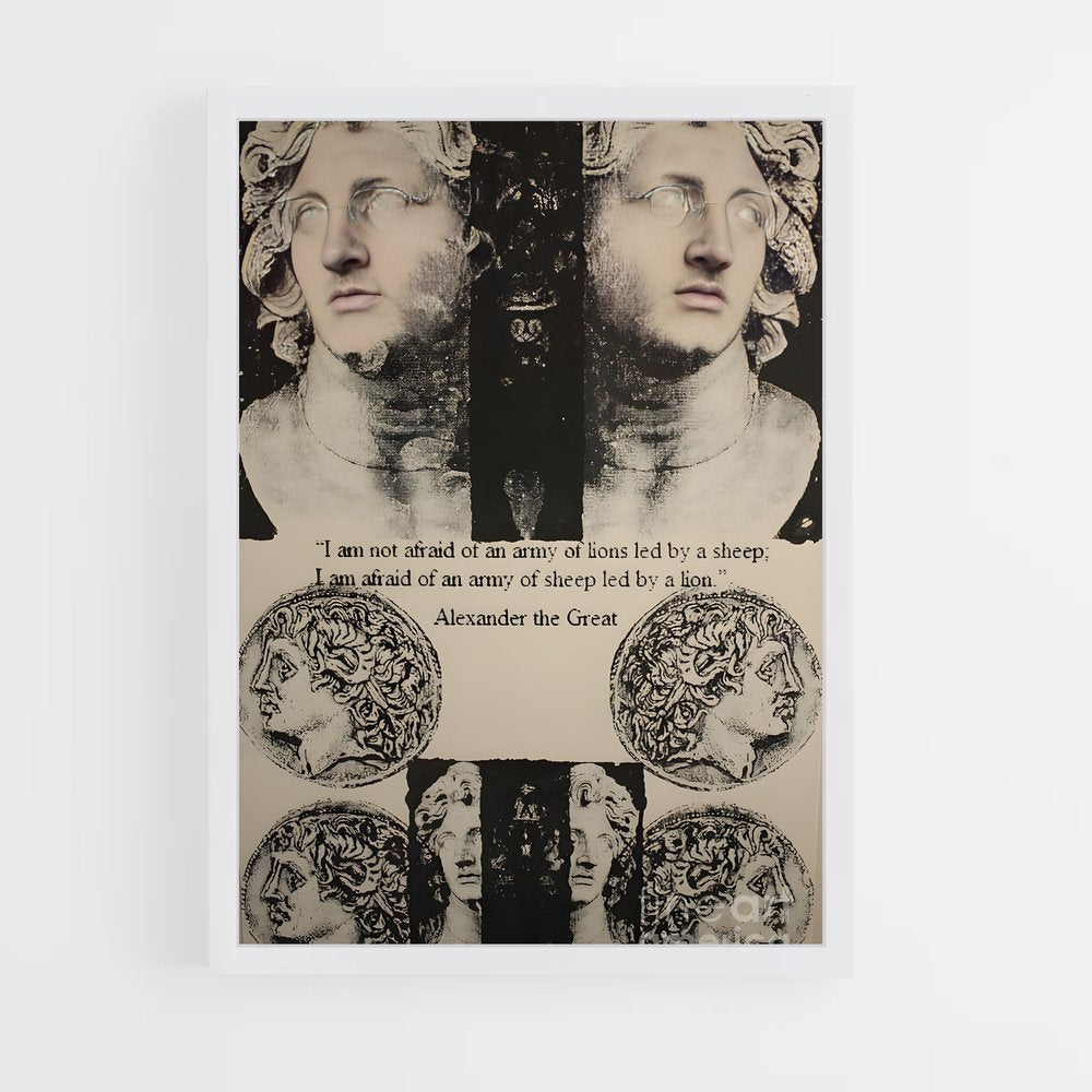 ap-alexander the great-4 cadre Blanc