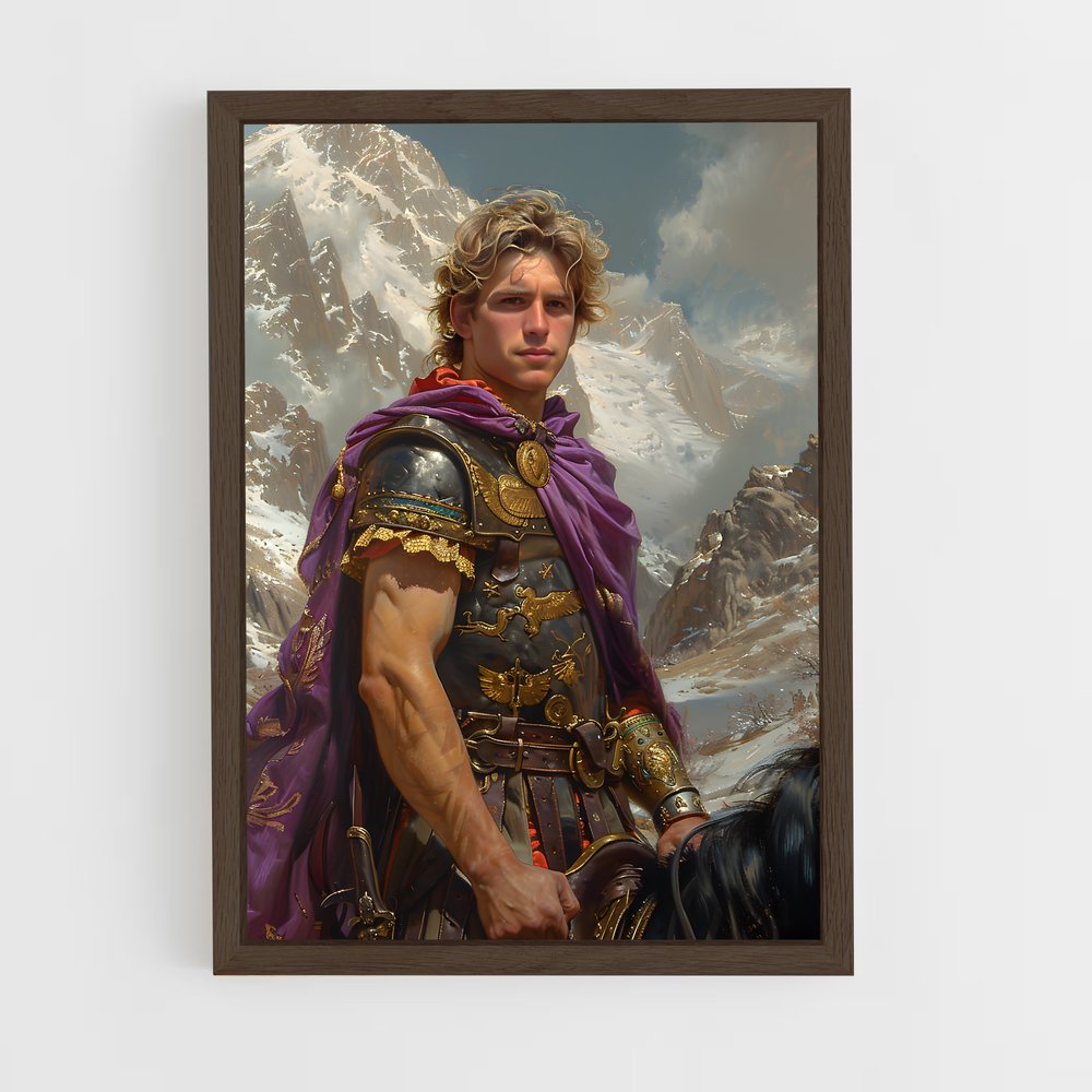 ap-alexander the great-8 cadre Bois foncé