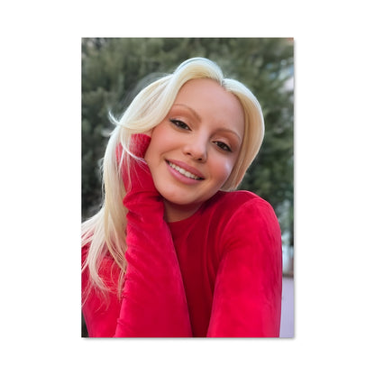 Poster Alexandra en Rouge