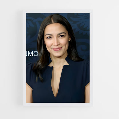 ap-alexandria ocasio cortez-10 cadre Blanc