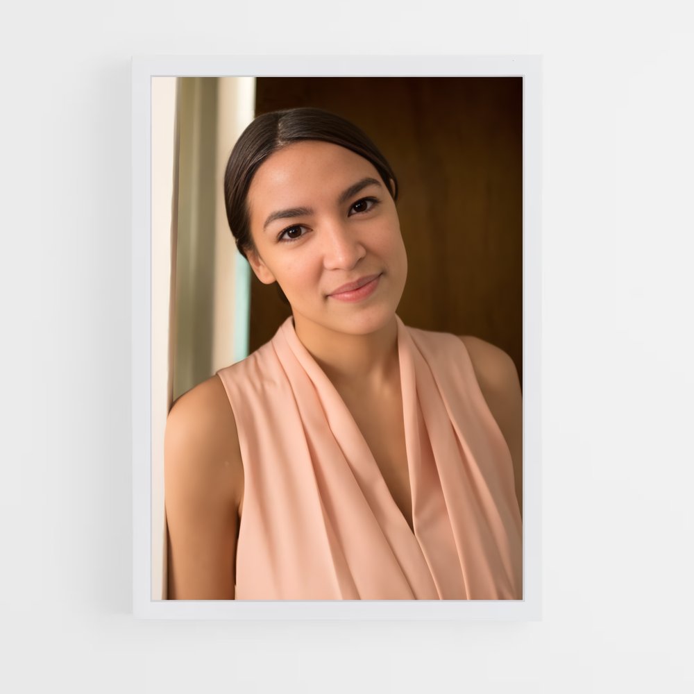 ap-alexandria ocasio cortez-2 cadre Blanc
