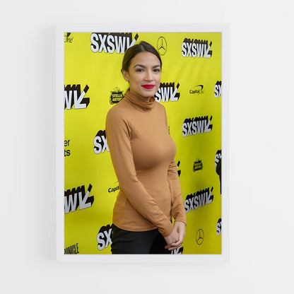 ap-alexandria ocasio cortez-5 cadre Blanc