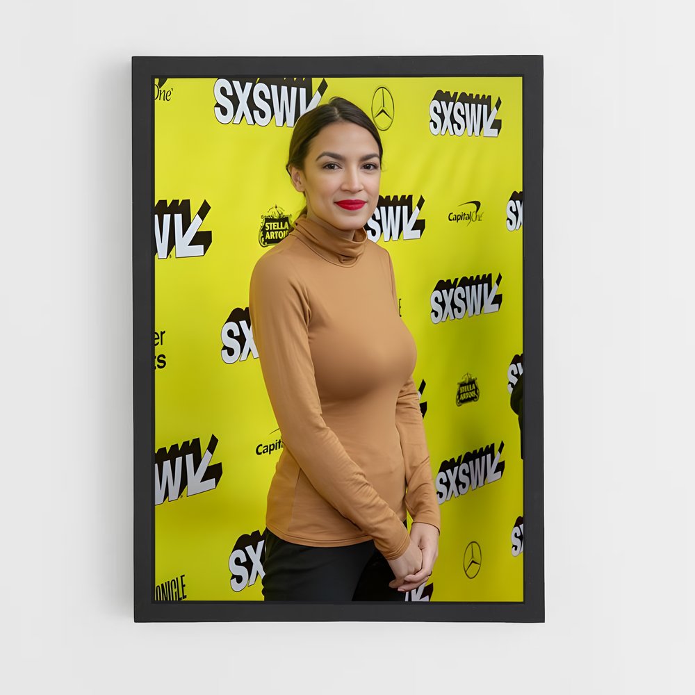 ap-alexandria ocasio cortez-5 cadre Noir