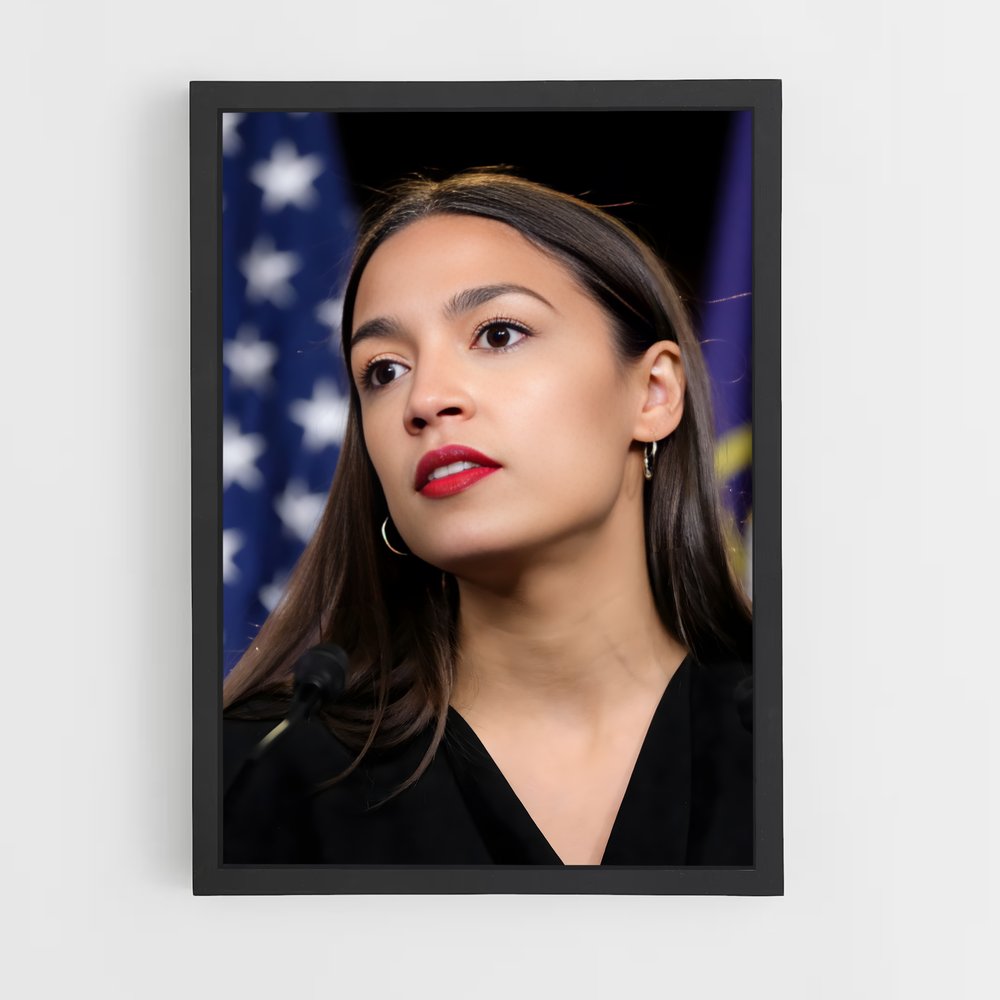 ap-alexandria ocasio cortez-6 cadre Noir