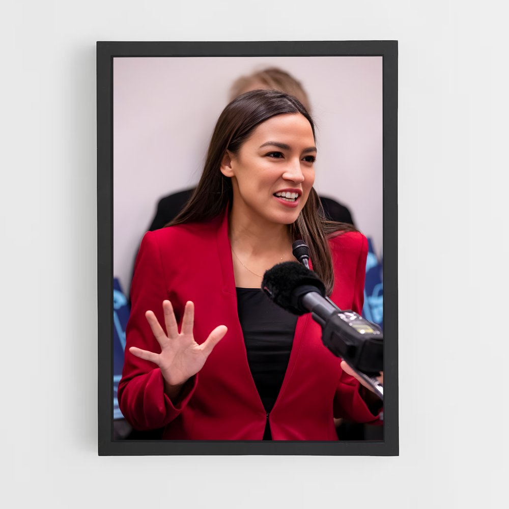 ap-alexandria ocasio cortez-7 cadre Noir