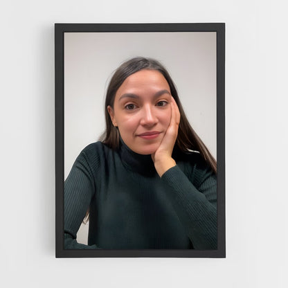 ap-alexandria ocasio cortez-8 cadre Noir