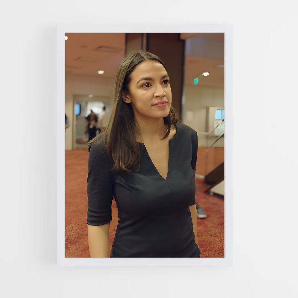 ap-alexandria ocasio cortez-9 cadre Blanc