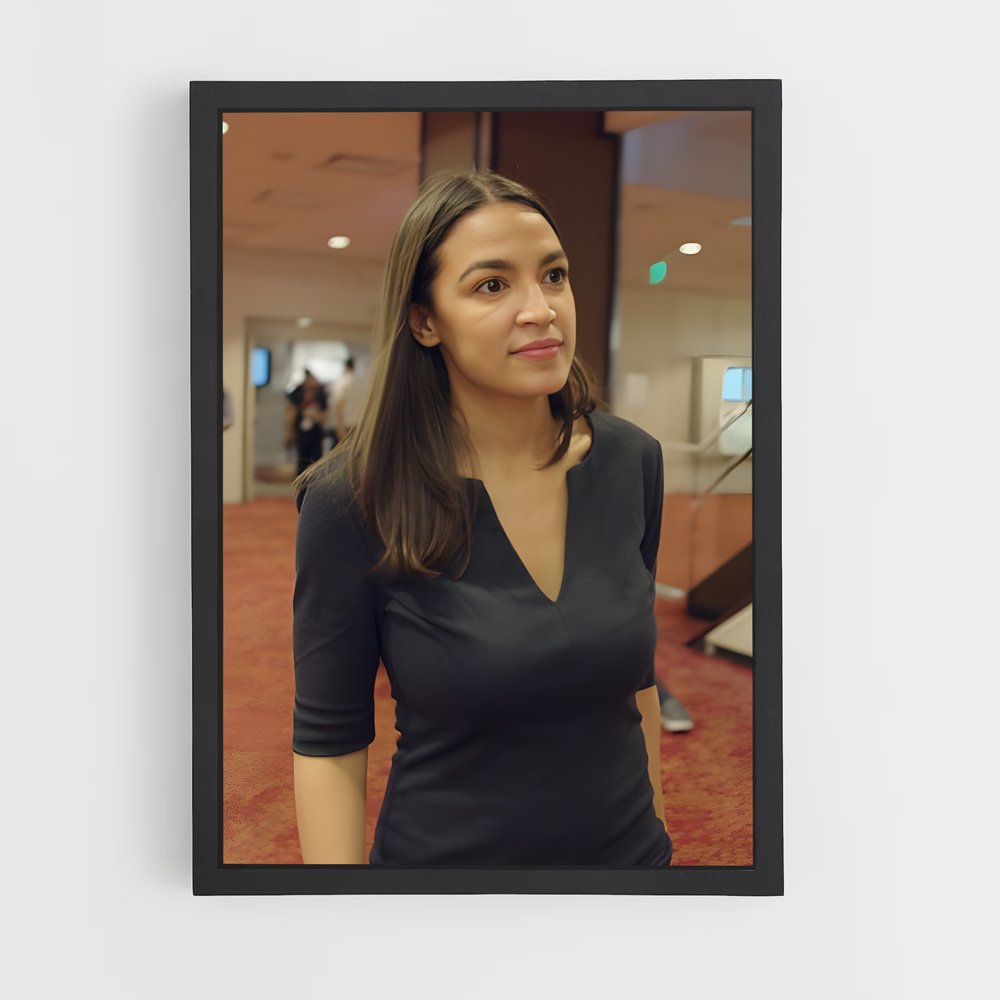 ap-alexandria ocasio cortez-9 cadre Noir