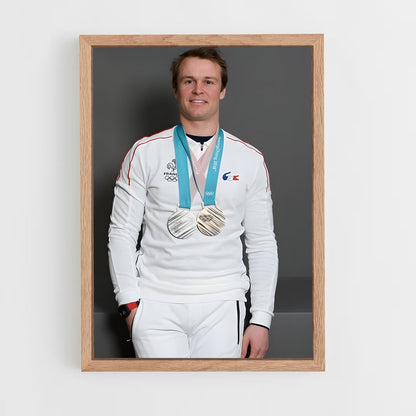 ap-alexis pinturault-1 cadre Bois clair