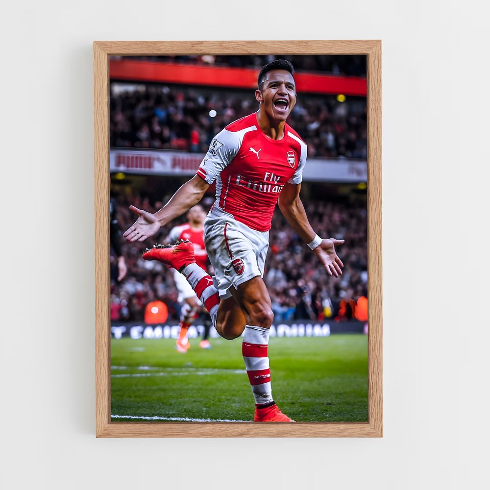 ap-alexis sanchez-2 cadre Bois clair