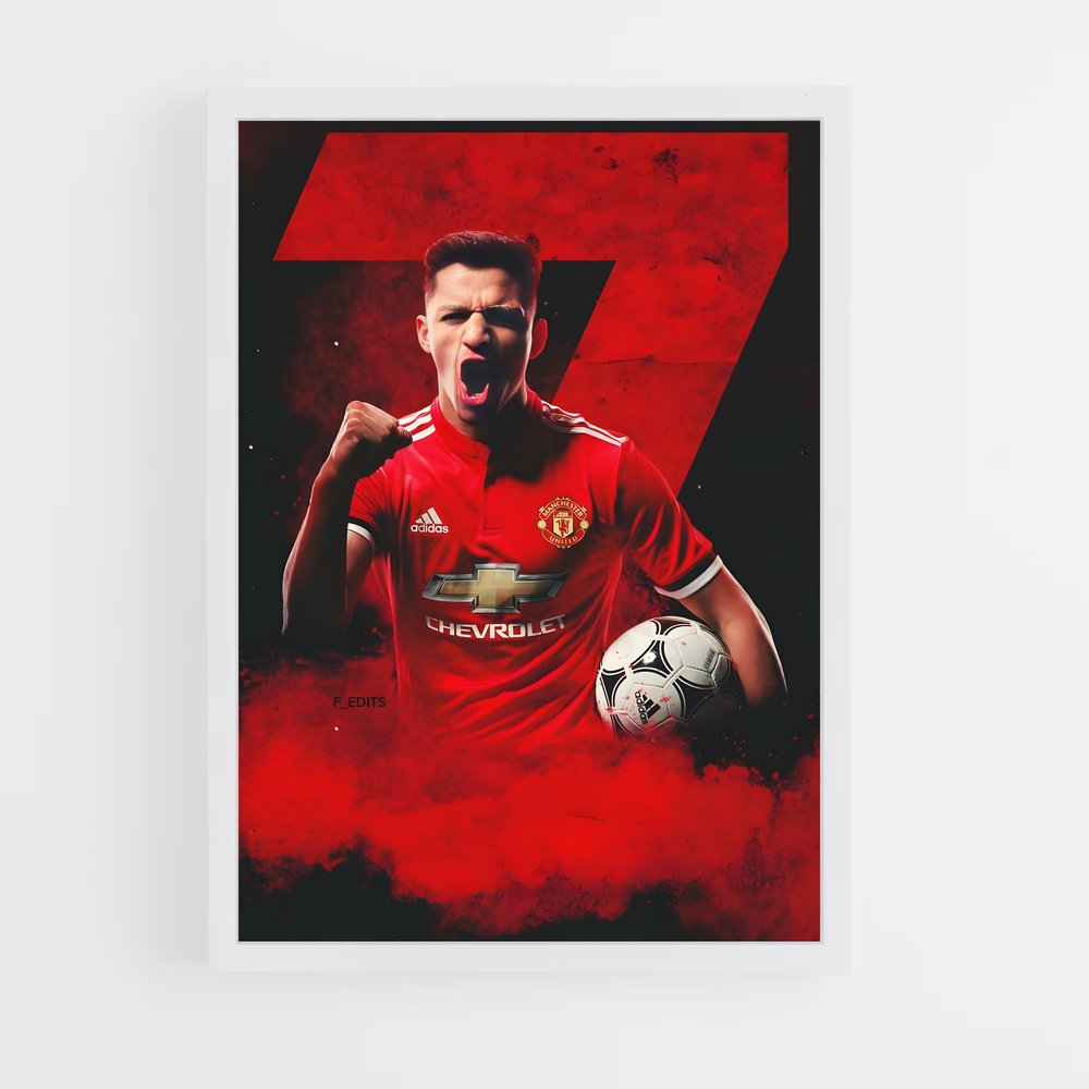 ap-alexis sanchez-6 cadre Blanc